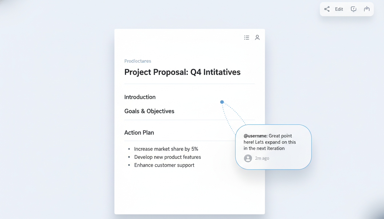 Beautiful markdown preview with comments